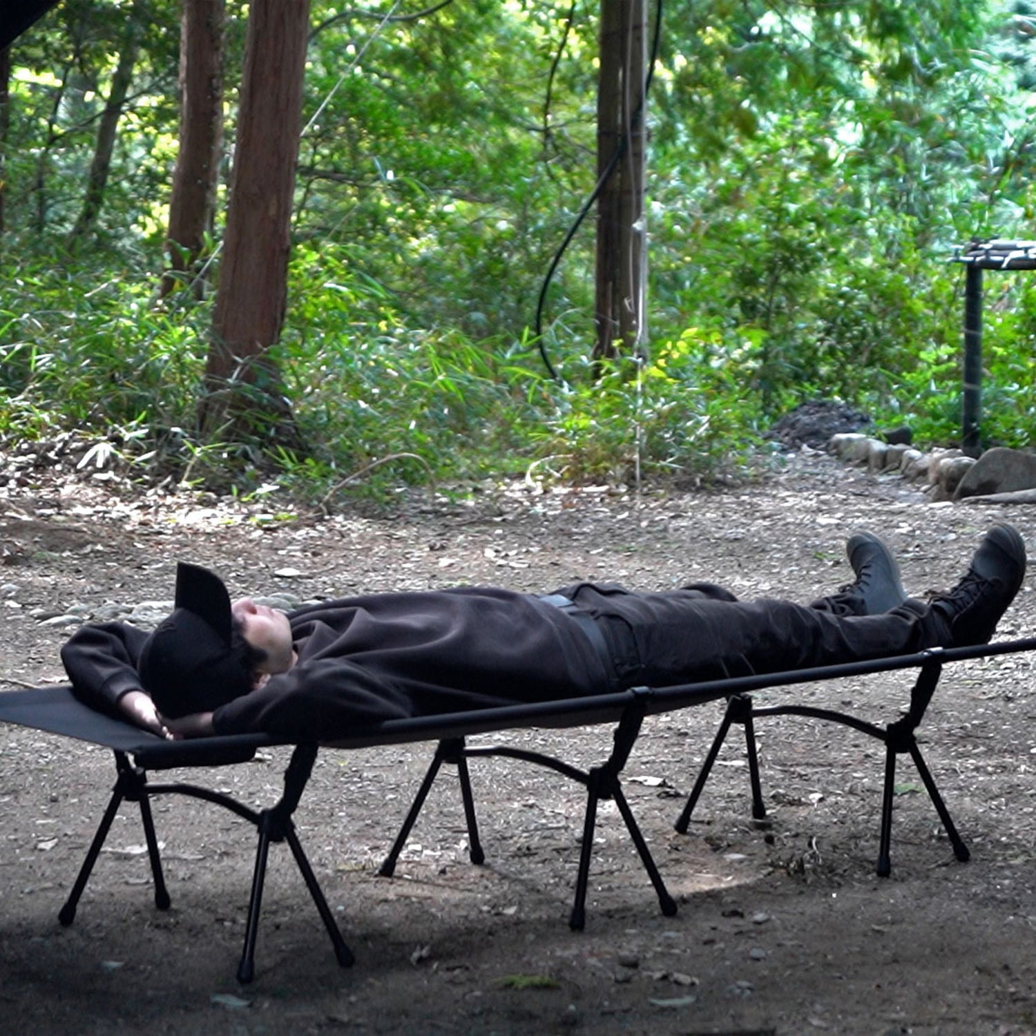 BLACK CAMP COT ブラックキャンプ コット ベッド アウトドア 黒 超軽量