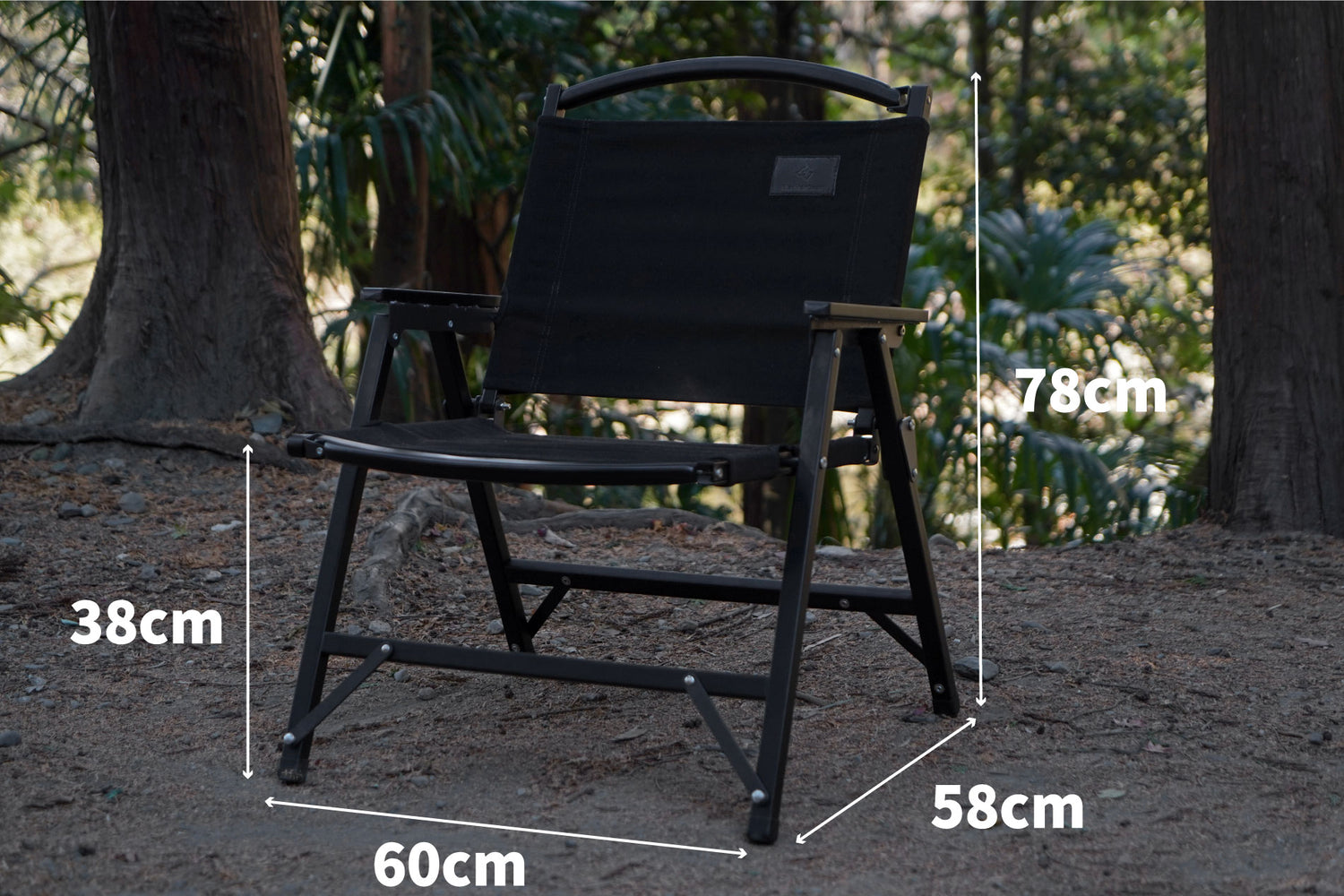 BLACK WOOD CHAIR V2 ブラックウッドチェア アウトドアチェア キャンプ
