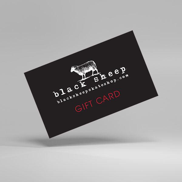 Black Sheep Gift Card $10/$25/$50/$100 or $200 – Black Sheep Skate