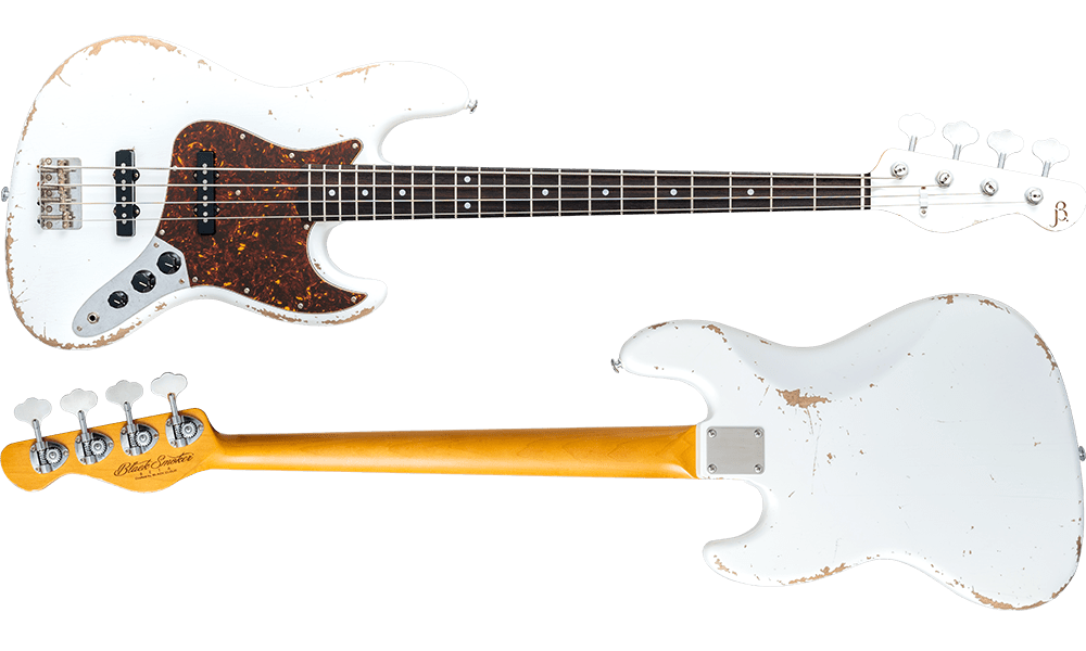 Black Smoker Guitar TRAD MASTER SERIES BETA-J4 Olympic White Heavy