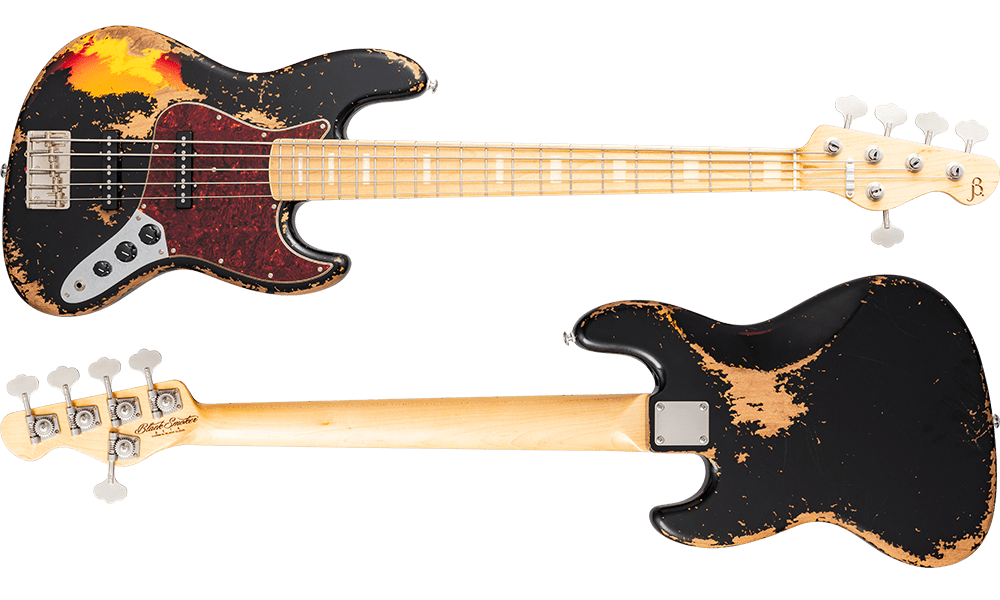 Black Smoker Guitar TRAD MASTER SERIES BETA-J5 Black Over 3 Tone