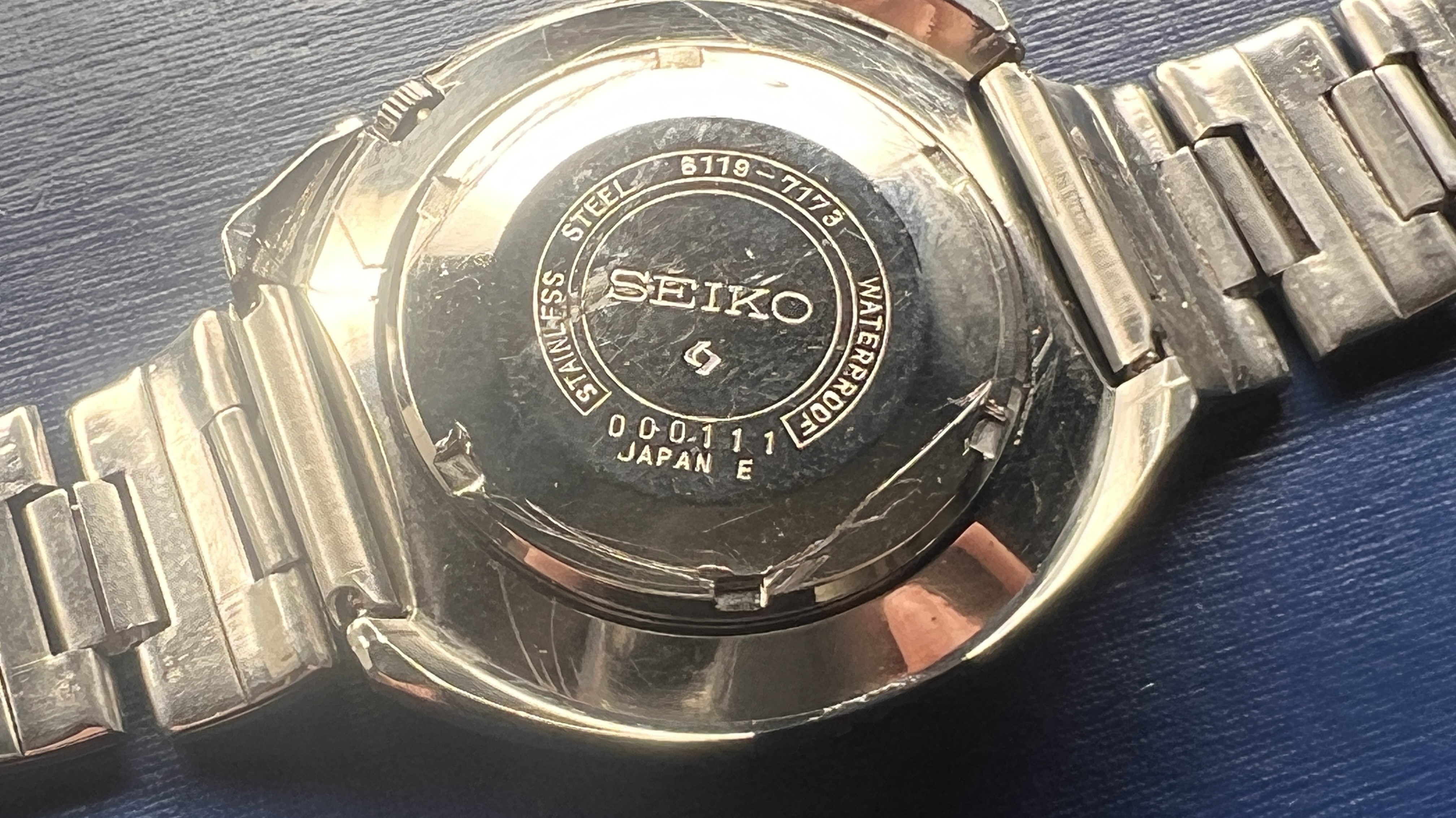 SOLD — Seiko 6119-7173 Blue Rally Diver – Blair Watch Project