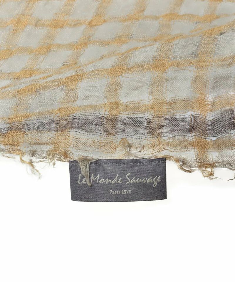 Beatrice LAVAL リネンカーテン・ハルマッタン・イエロー45 – Blanc de