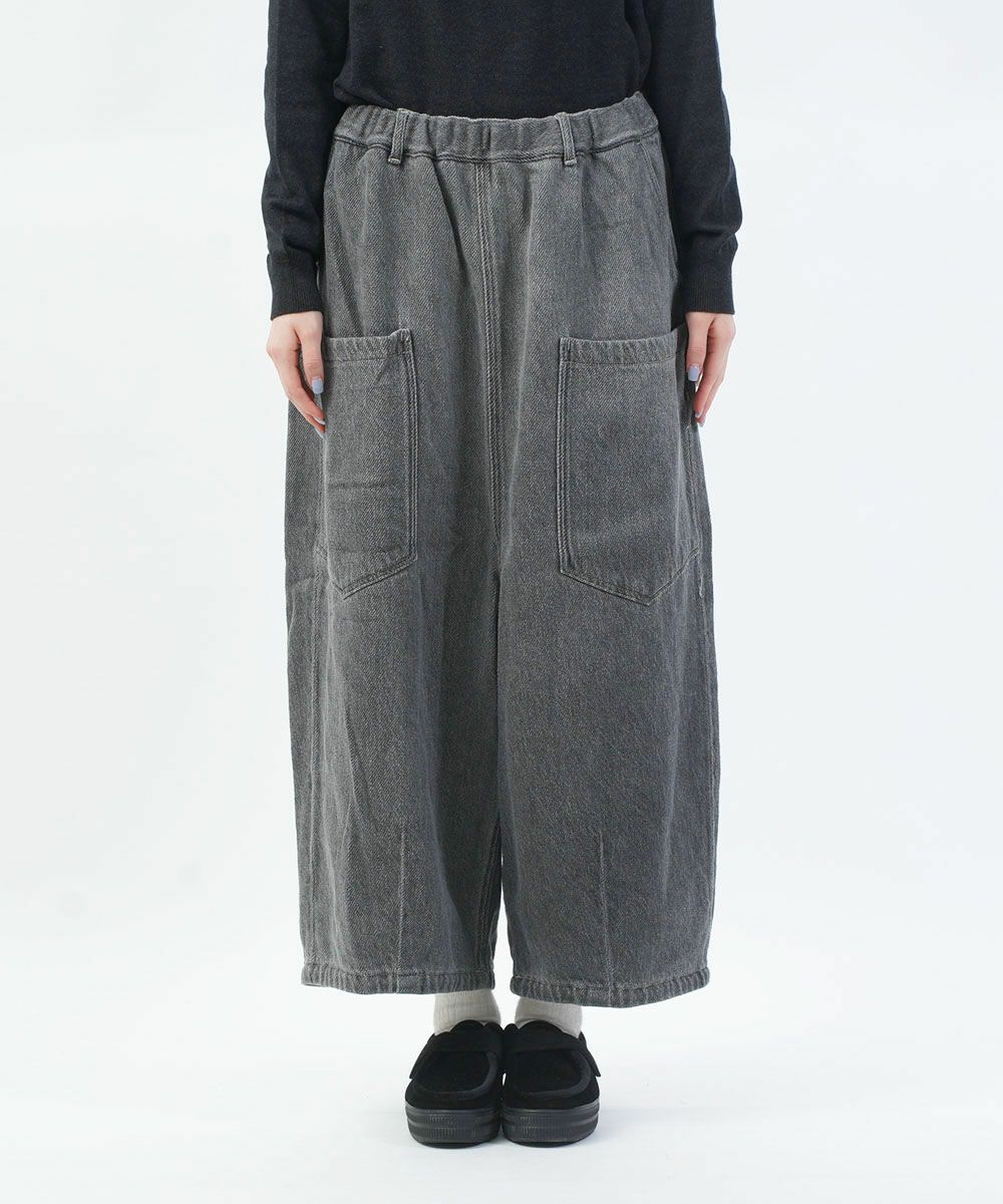 tumugu(ツムグ)スラブヤーンデニム 8分丈パンツ | BLEU COMME BLEU