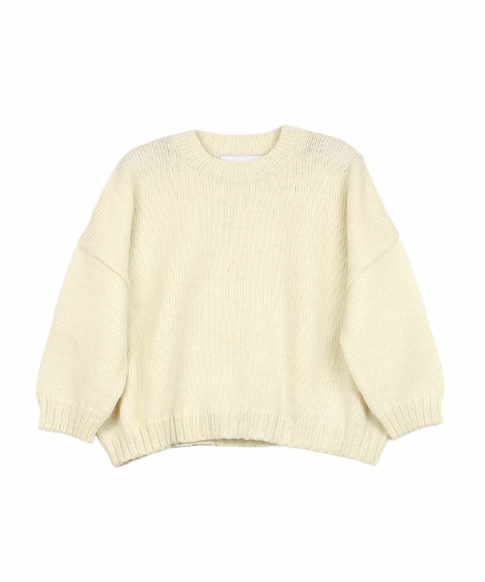 utilite(ユティリテ)ペルーハイランドウール クルーネックプルオーバー