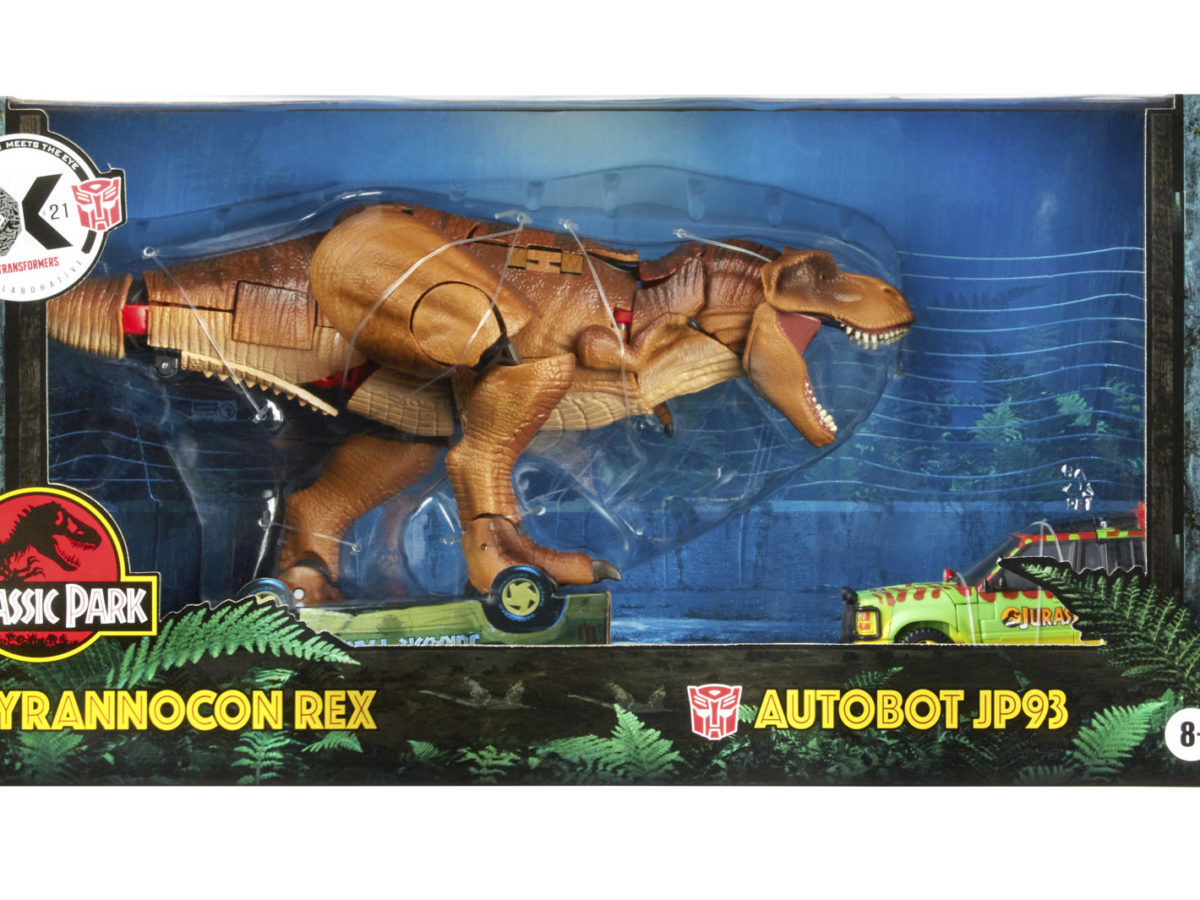 Hasbro Reveals Transformers x Jurassic Park T-Rex and Vehicle Set