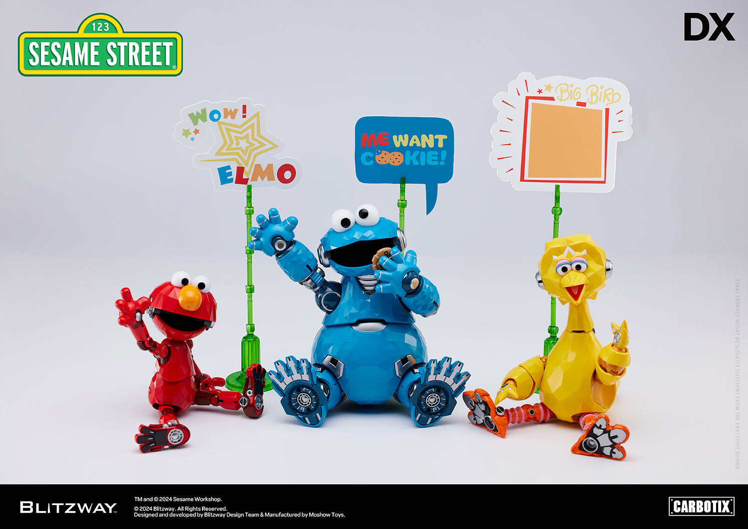 Sesame Street Carbotix DX Version | Blitzway Collectible Figures