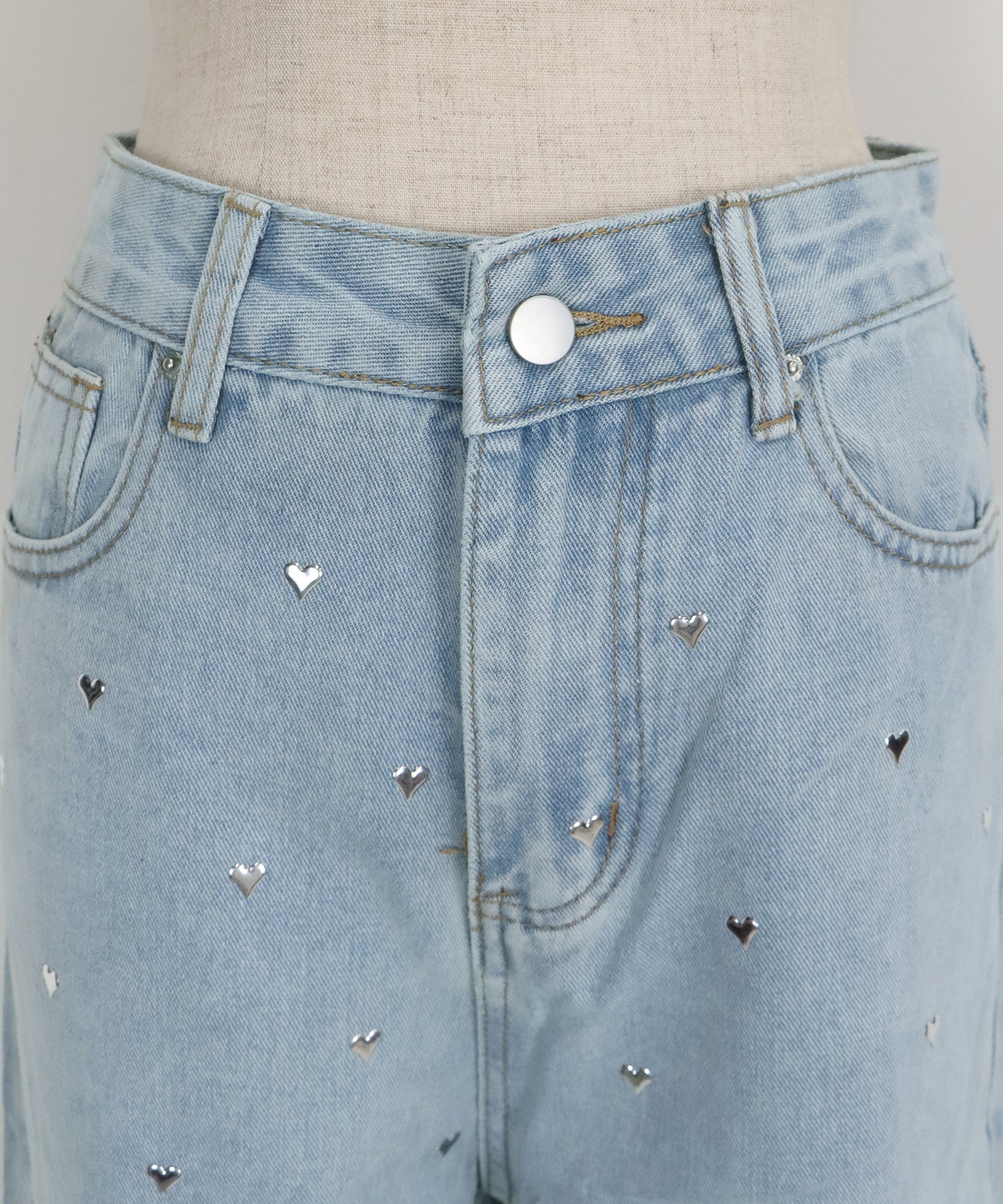 ハートスタッズデニムパンツ – BLUE ONLINE