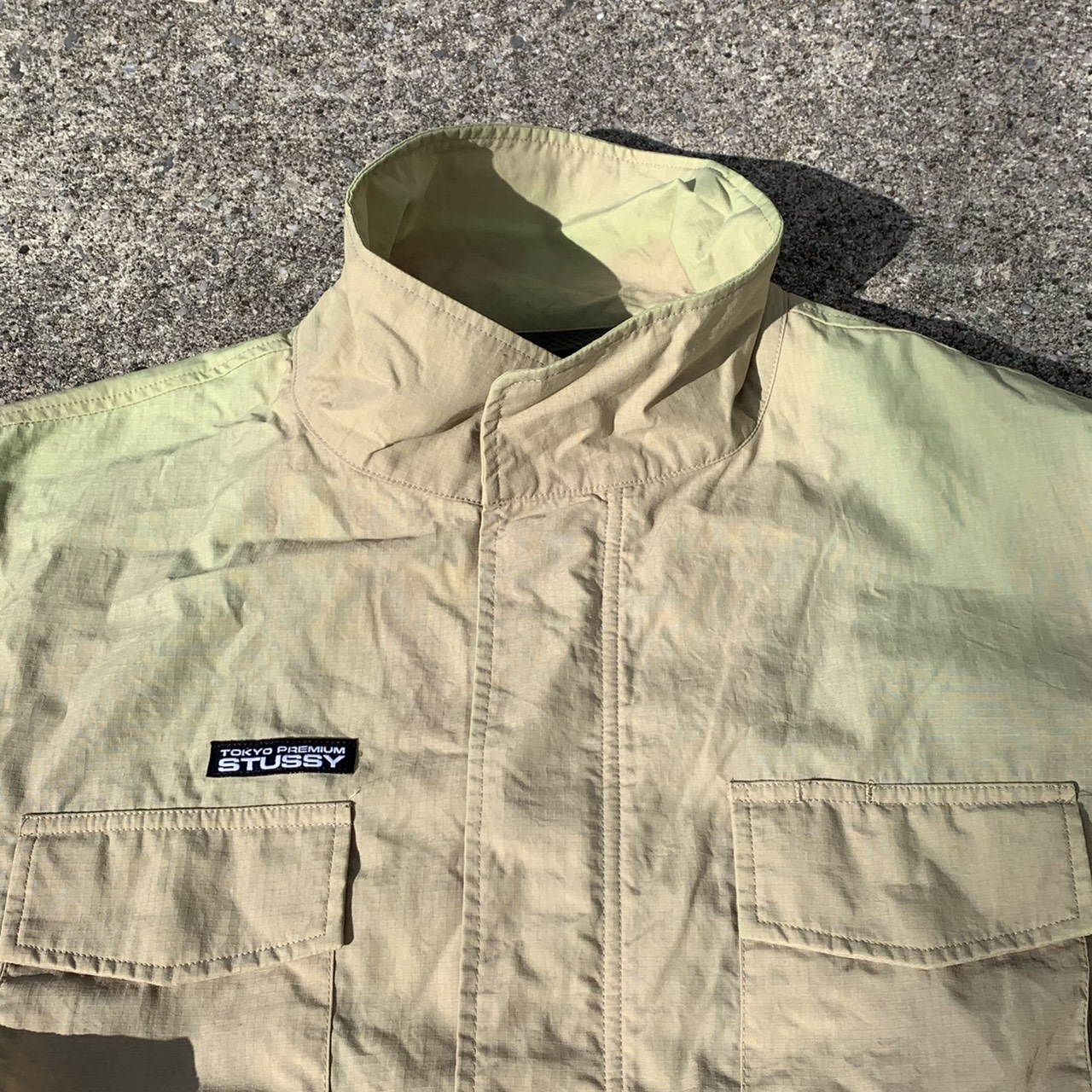 Old Stussy Nylon M-65 Jacket - blue room
