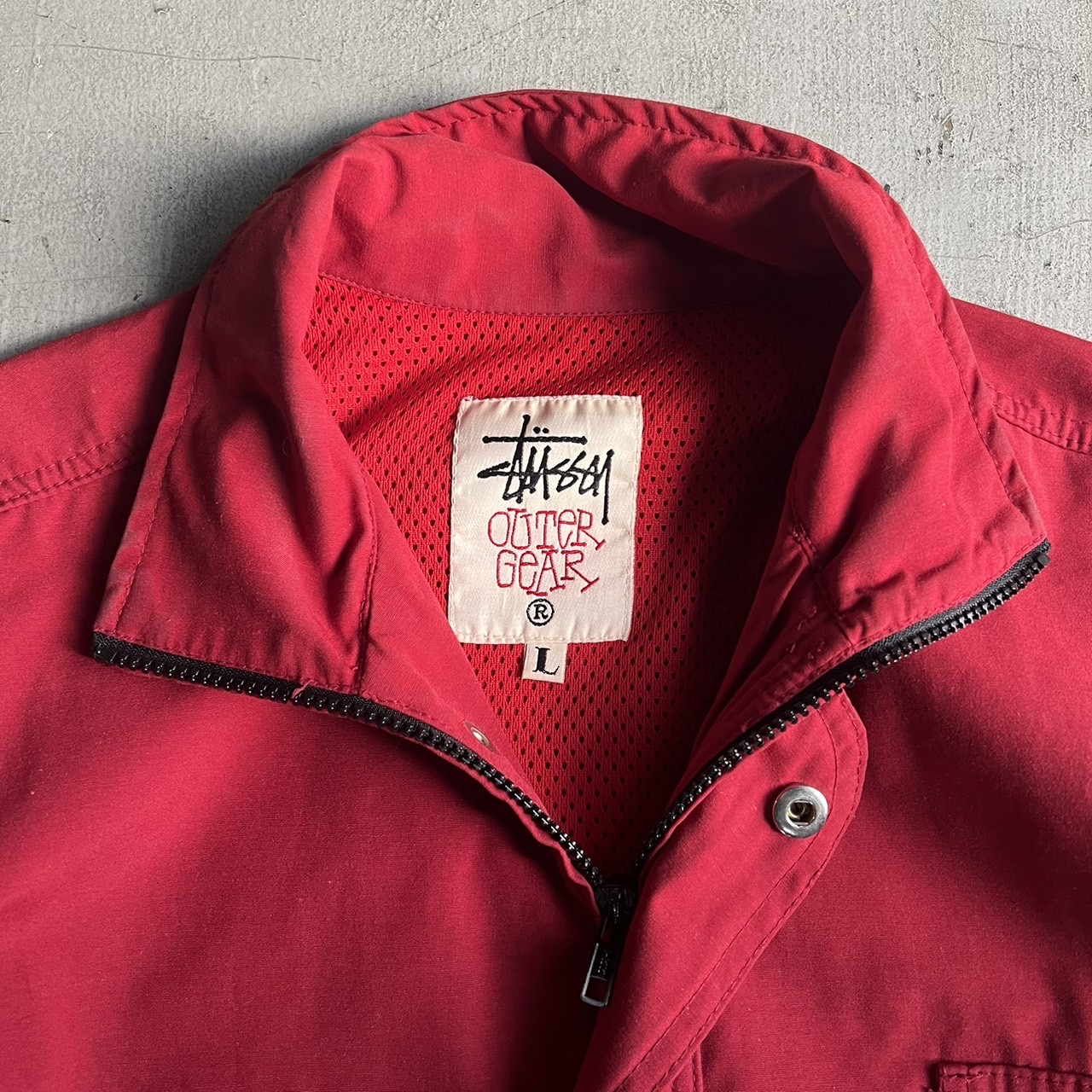 90s Stussy Sport Nylon Jacket - blue room