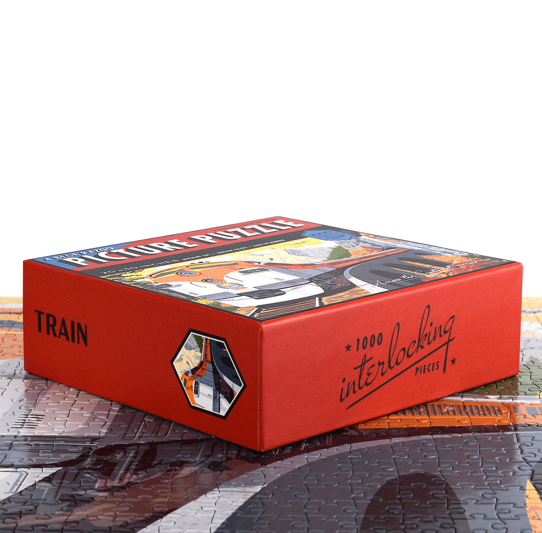 TRAIN 1,000 Piece Jigsaw Puzzle by Blue Kazoo