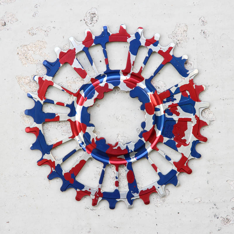 WOLF TOOTH COMPONENTS* drop stop chainring (PCD110) - BLUE LUG