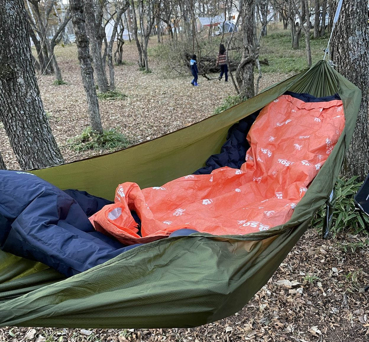 JINDAIJI MOUNTAIN WORKS* PB camp hammock & UL woopie tree strap
