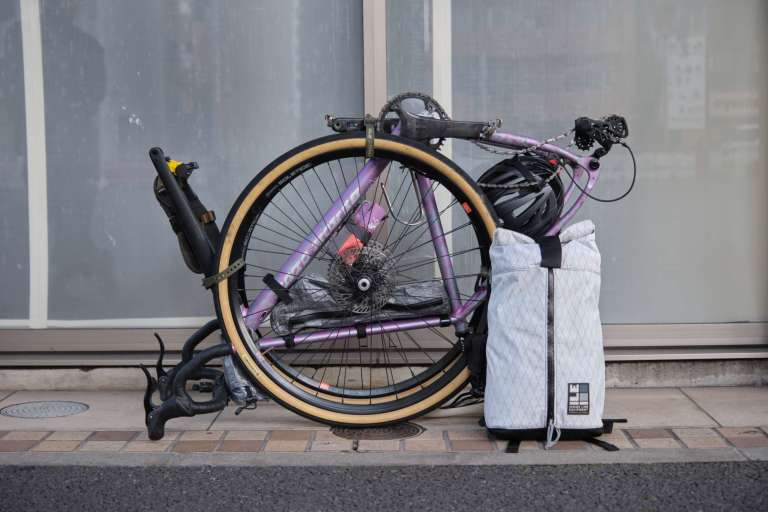 FAIRWEATHER* bike carry bag (navy) - BLUE LUG ONLINE STORE