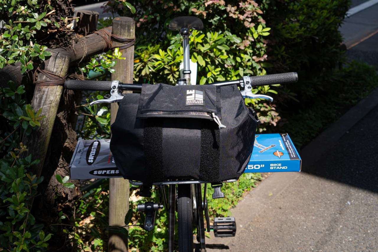 ILE* porteur rack bag (waxed/tan) - BLUE LUG ONLINE STORE