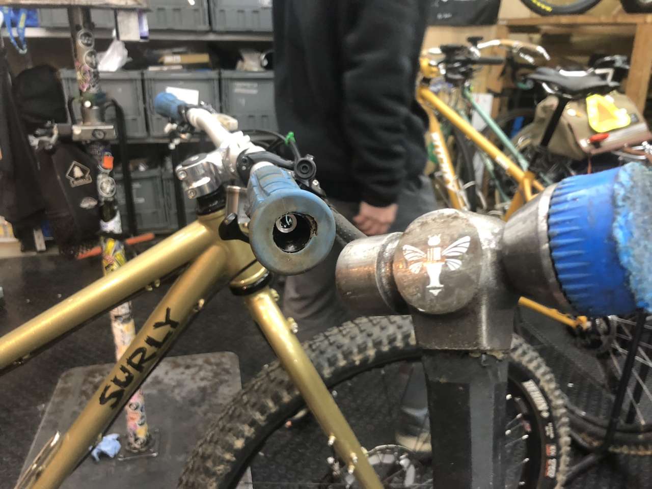 OURY* mountain grip (green) - BLUE LUG ONLINE STORE