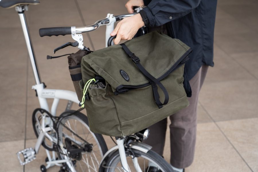 FAIRWEATHER “FRONT BAG FOR BROMPTON” - BIKE SHOP BLUE LUG BLOG