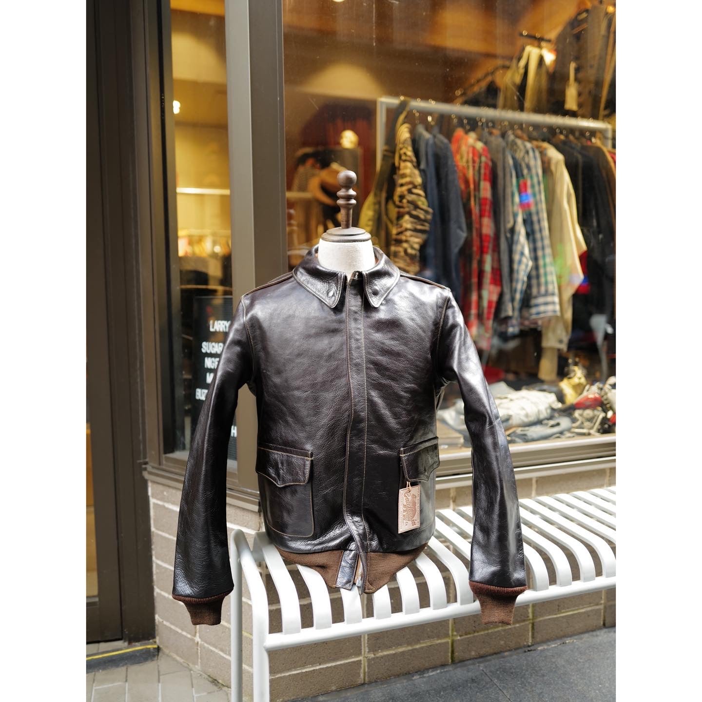 Rainbow Country Horse hide A-2 jacket 2022AW – Blue Works Vintage