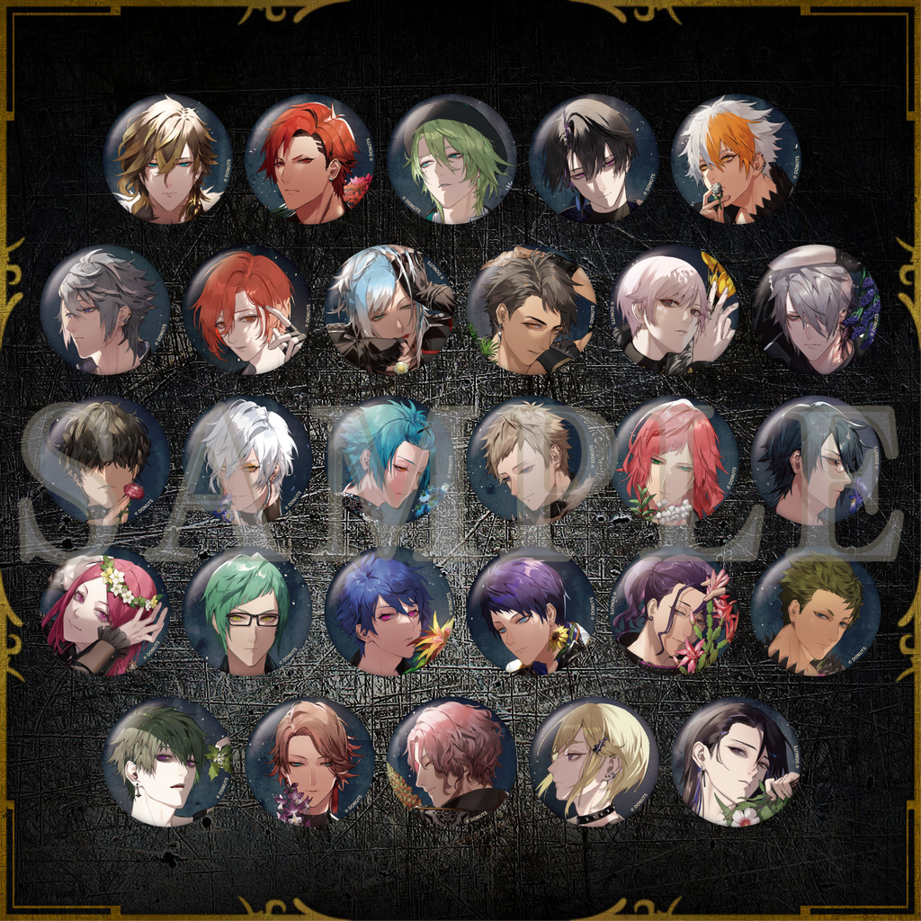 56㎜缶バッジ GAME SONG COLLECTIONver. – ブラックスター -Theater