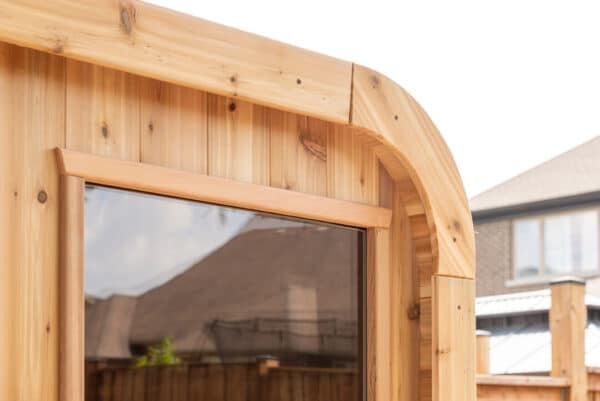 Knotty Red Cedar Luna Sauna - 8'x6'
