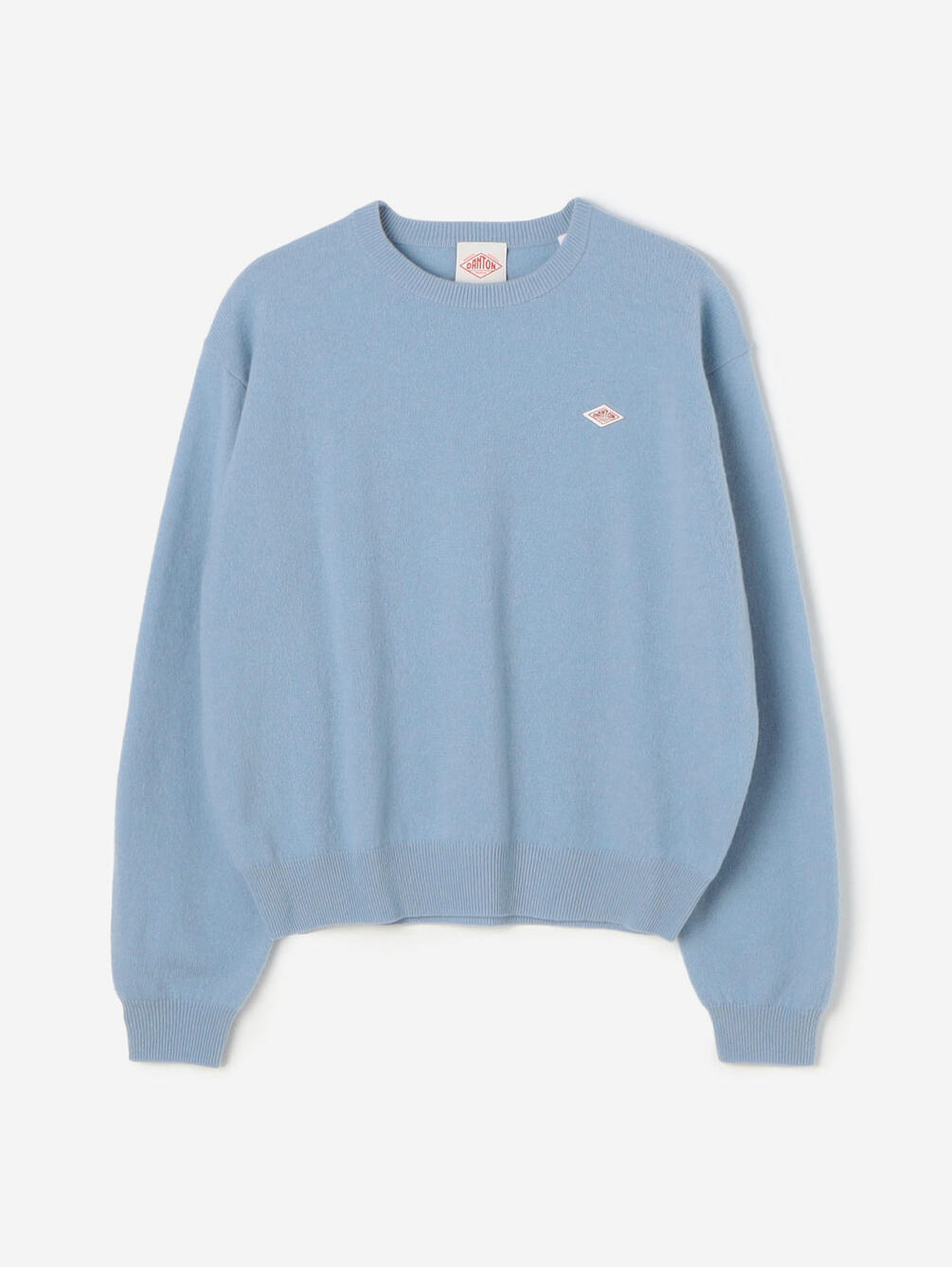 DANTON | ラムウール クルーネックニットプルオーバー WOMEN