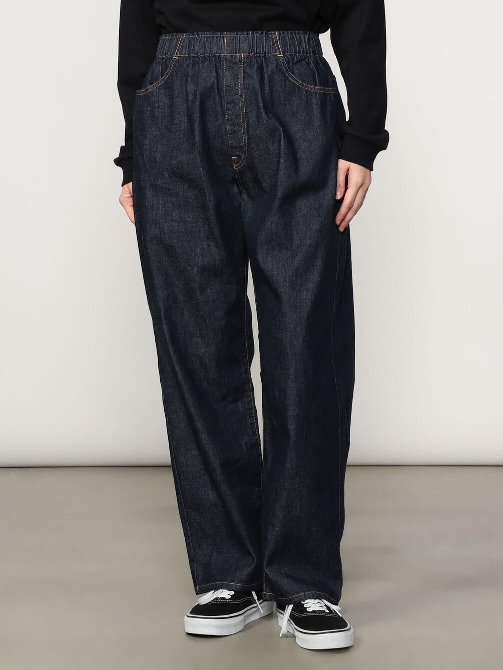 DANTON | カラーデニム イージーパンツ WOMEN