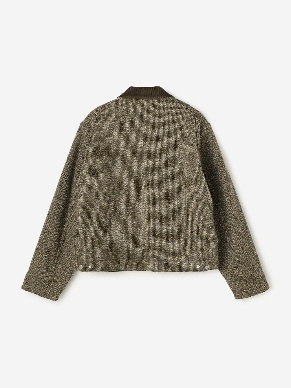 AURALEE | HOMESPUN TWEED ZIP BLOUSON MEN