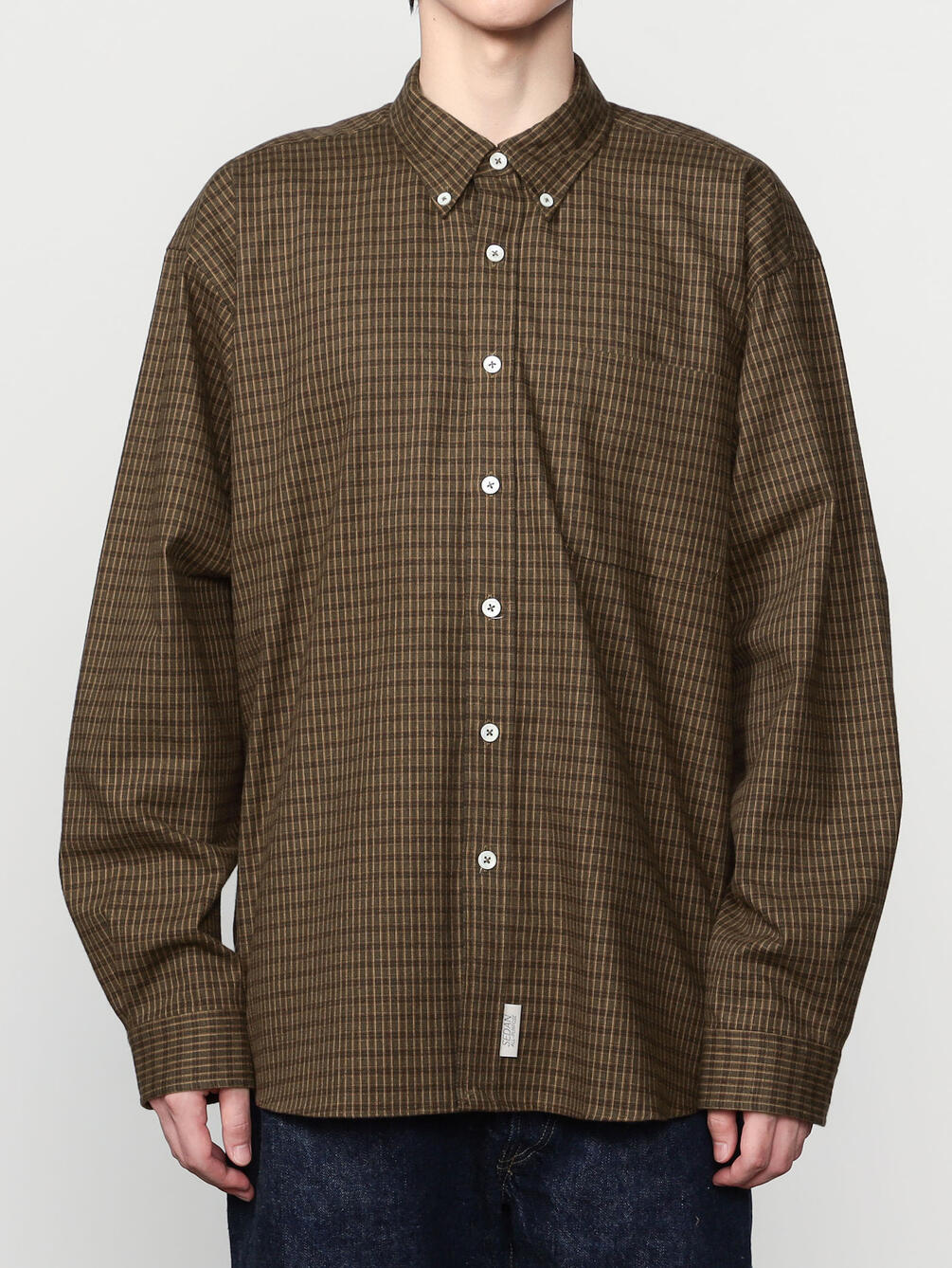 SEDAN ALL-PURPOSE | Twill Plaid Big BD Shirt MEN