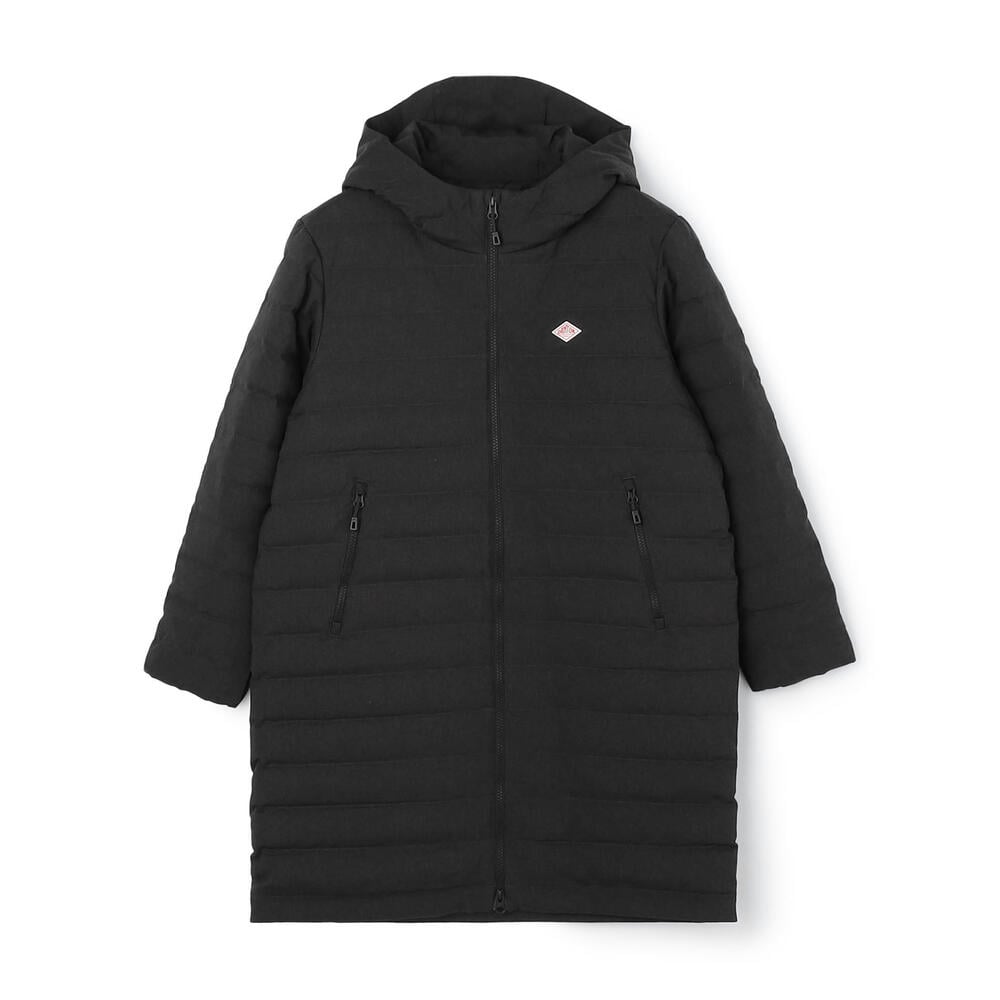 WOMEN'S WOOL LIKE POLYESTER MIDDLE DOWN HOODED COAT｜COAT｜DANTON