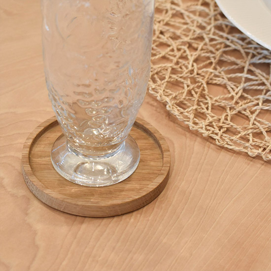 円形コースター（オーク）｜BROTO PROJECT オンラインストア｜木製