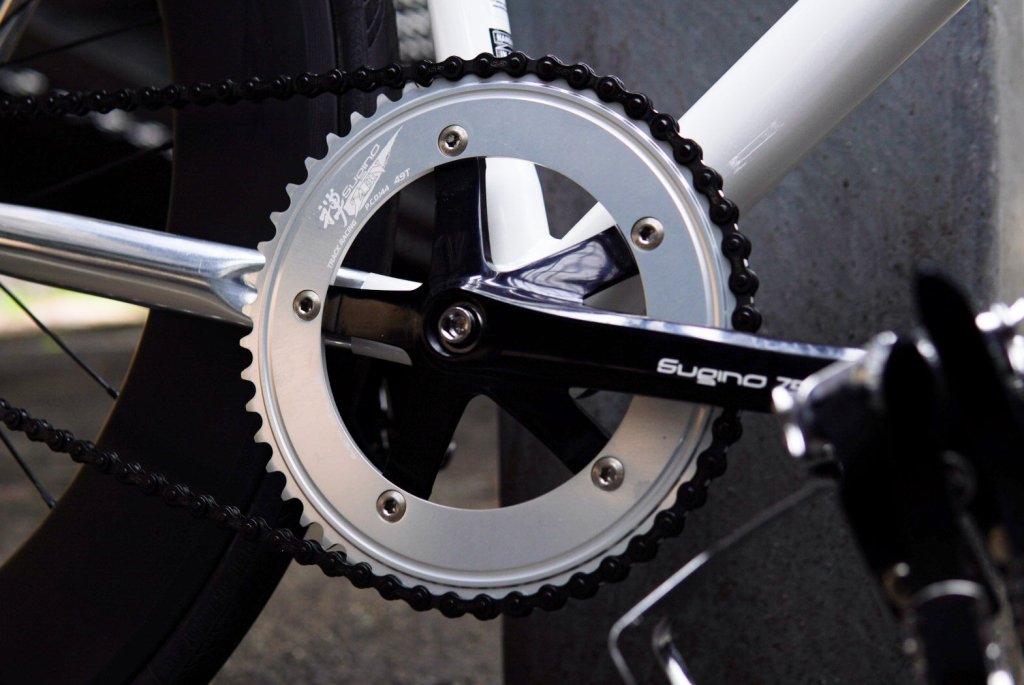 SUGINO ZEN144 CHAINRING Silver