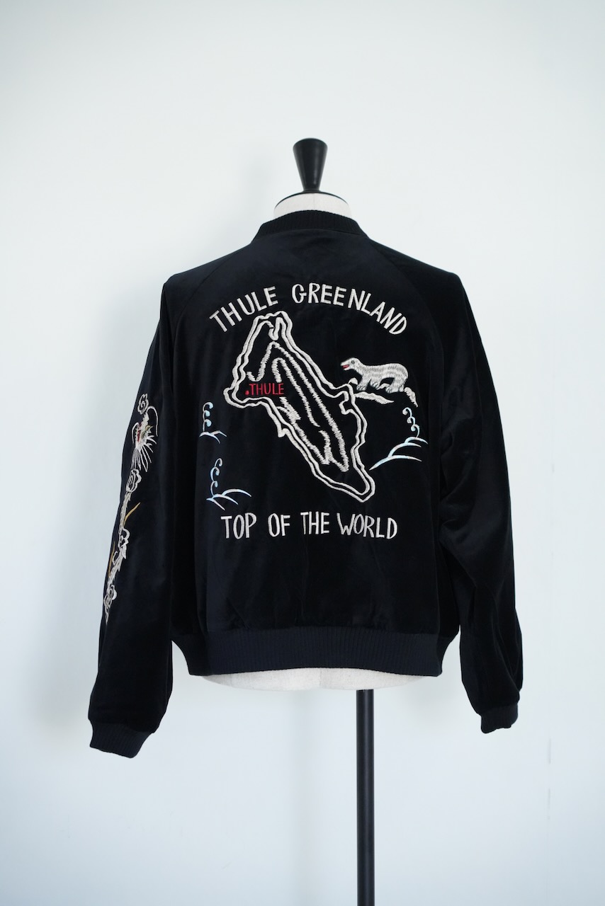 THRIFTY LOOK ・ SOUVENIR GREENLAND BLOUSON (BLACK)