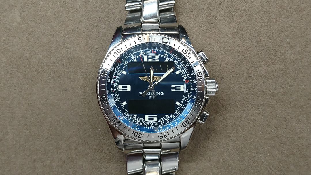 BREITLING （ブライトリング）B-1 デジタルアナログ A68362 コマ外し