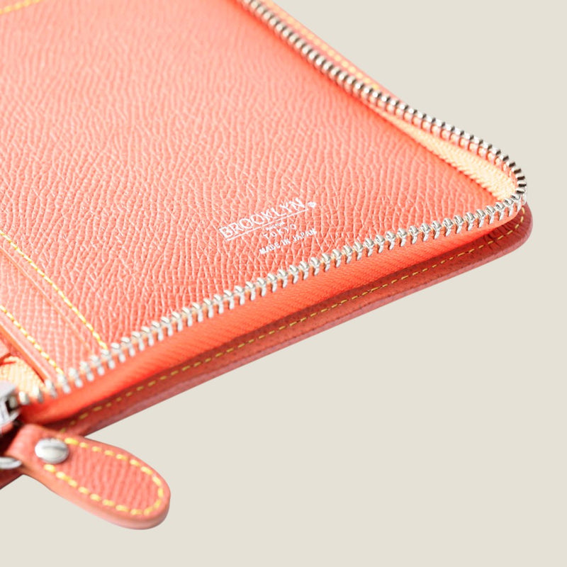 フレンチカーフ] パスポートケース color：オレンジ – BROOKLYN MUSEUM