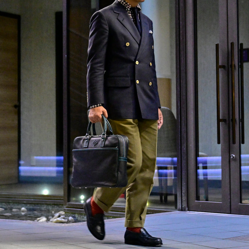 スムースレザー] ポールブリーフcolor:ネイビー×ブルー – BROOKLYN MUSEUM