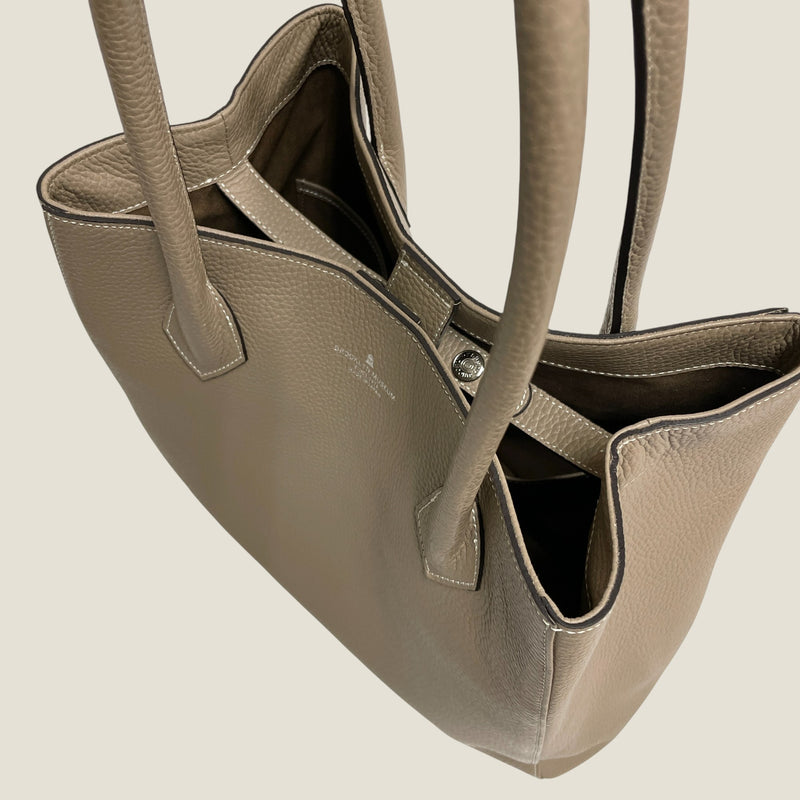 シュリンクレザー]トゥティトートバッグcolor：トープ – BROOKLYN MUSEUM