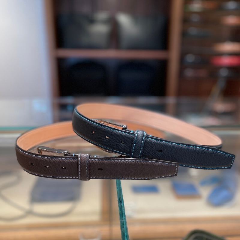 フレンチカーフ] 35mmベルトcolor：ネイビー – BROOKLYN MUSEUM