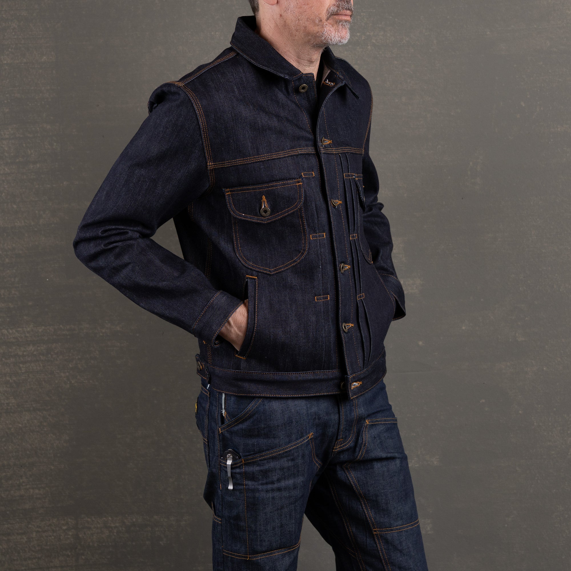 Mojave Jacket 18oz Samurai Selvage Denim - Brave Star Selvage