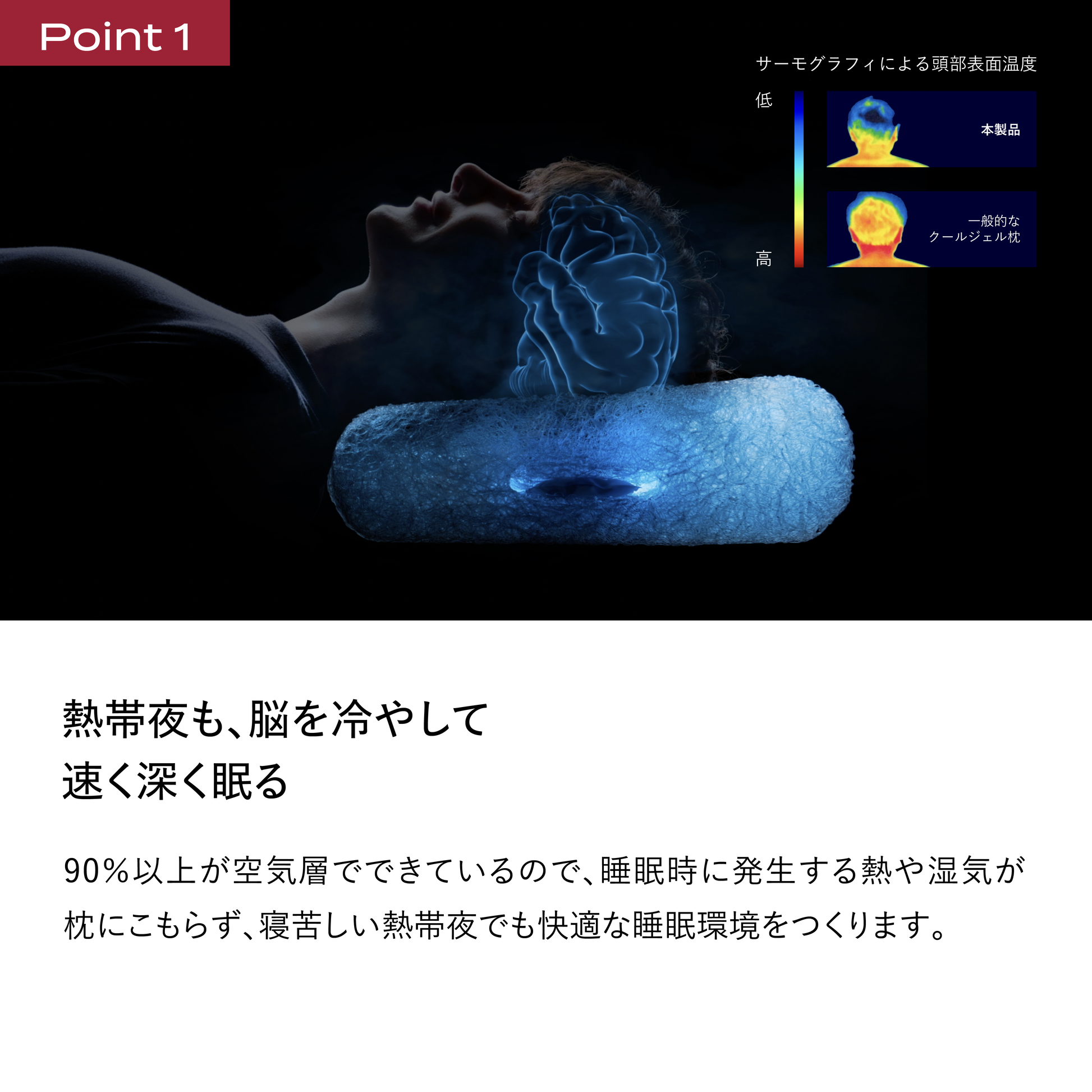 ブレインスリープ ピロー パーフェクト クール | BRAIN SLEEP OFFICIAL