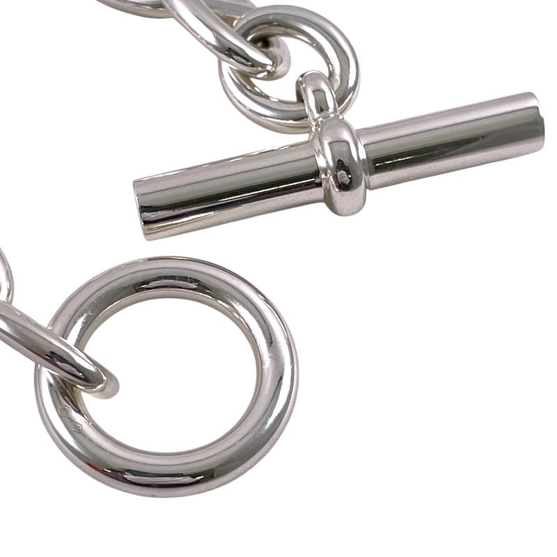 HERMES】エルメス シェーヌダンクルTGM ブレスレット シルバー925