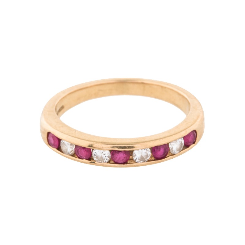 宝石 ルビー 指輪 ダイヤモンド リング K18｜ブランド買取なら