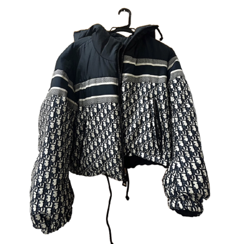 クリスチャンディオール リバーシブル クロップド パファージャケット