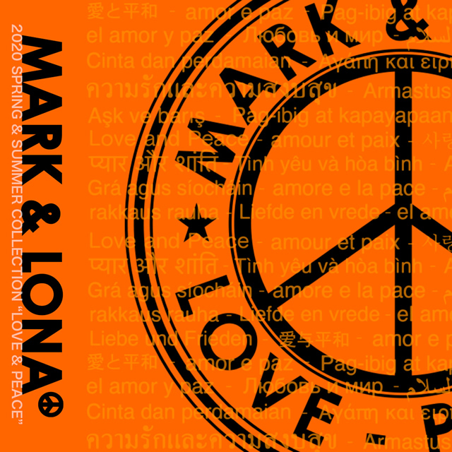 2021 春夏コレクション “LOVE & PEACE” | MARK & LONA - マーク＆ロナ