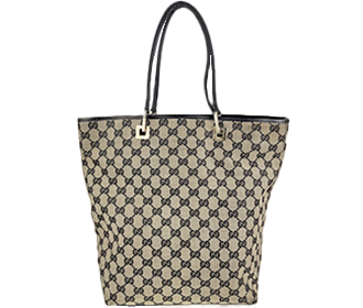 GGキャンバス キャンバス レザー ブラウン トートバッグ|古い買取実績