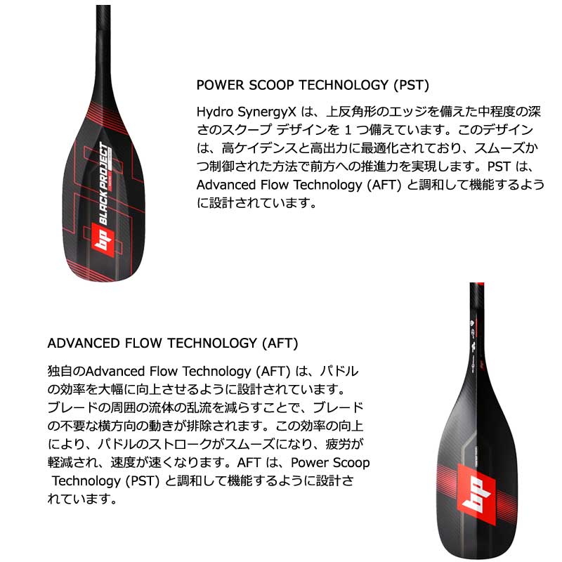BLACK PROJECT HYDRO SYNERGY-X PADDLE /ブラックプロジェクト