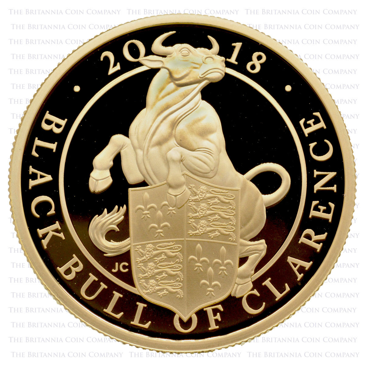 Black Bull Of Clarence 2018 1oz £100 Gold Proof