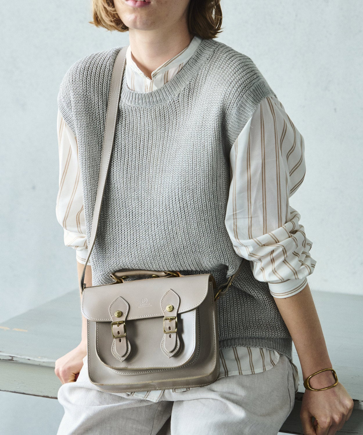 英国レトロな雰囲気が新鮮。グレンロイヤルのサッチェルバッグ 9インチ