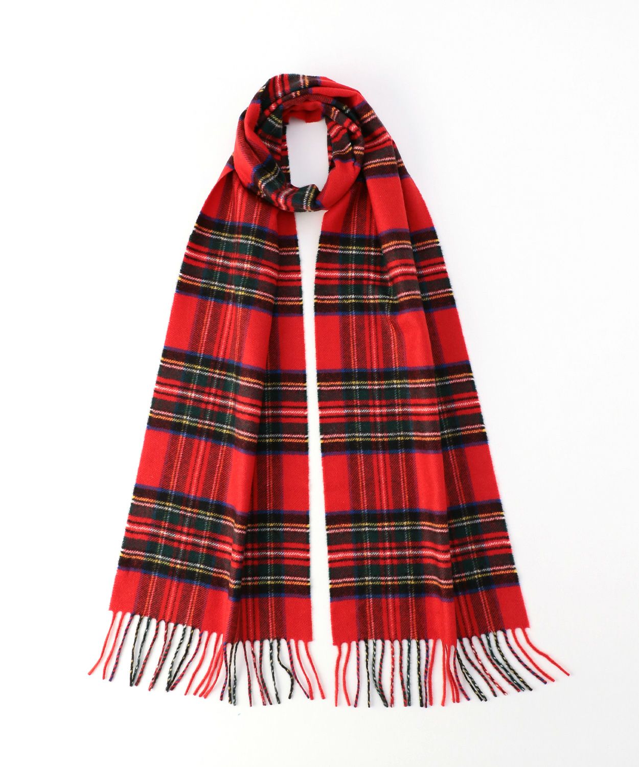 カシミヤマフラー × 2024年最新秋冬アウターのブリティッシュライクな