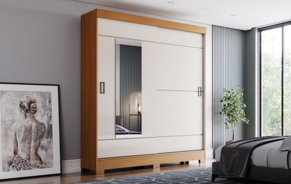 Guarda-roupa B66 02 Portas Deslizantes - Briz Móveis