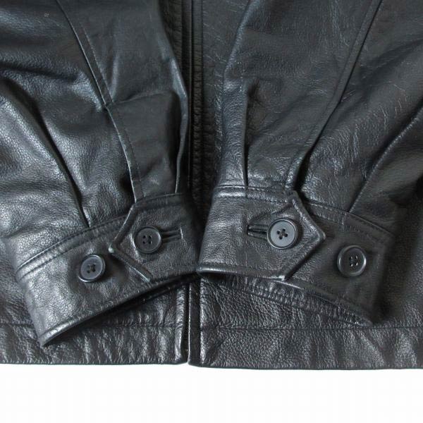 90 OLD GAP 短丈レザージャケット | ブラック - 札幌 ビンテージ 古着